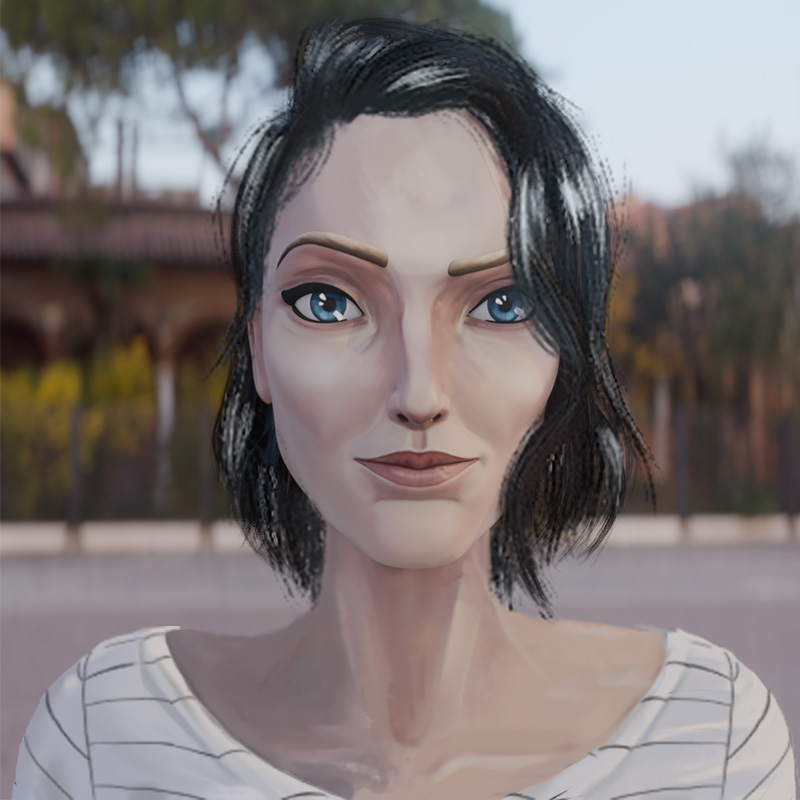 Retrato de Sandra Wierkenhoff